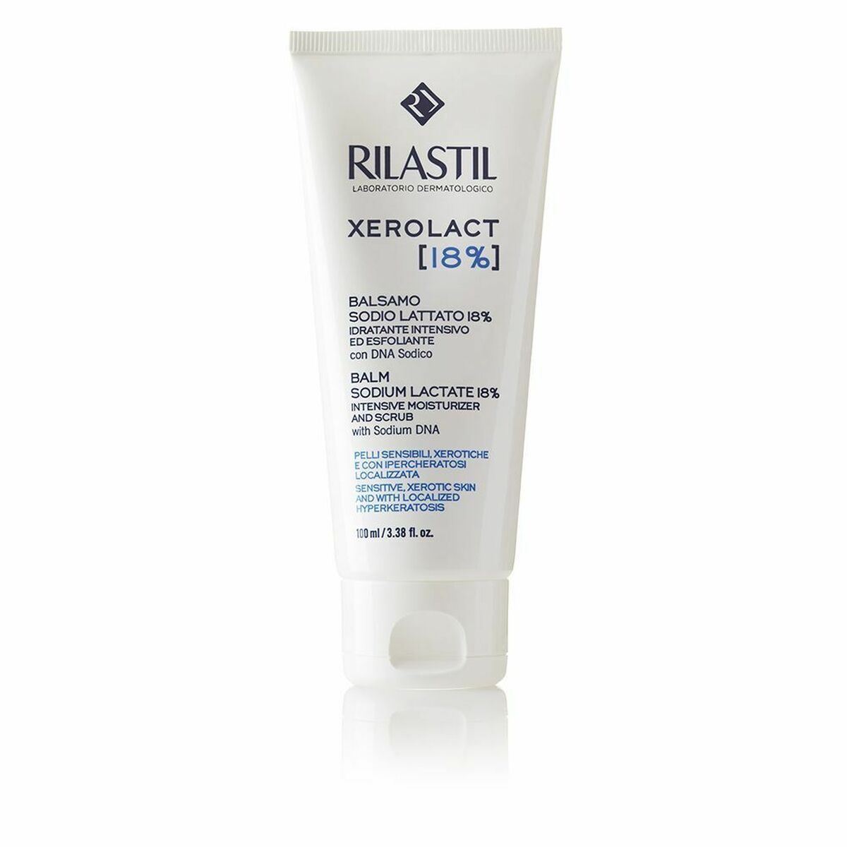 Feuchtigkeitsspendender Körperbalsam Rilastil Xerolact 18% Exfoliant (100 ml)