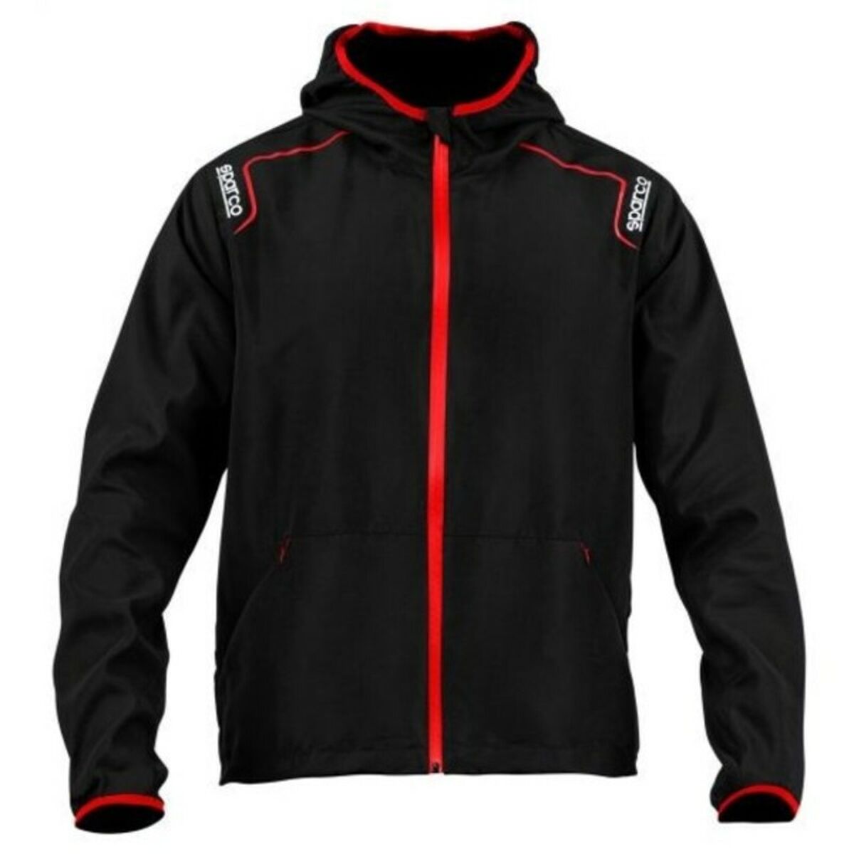 Adult-sized Jacket Sparco Stopper Black (Size XXL)