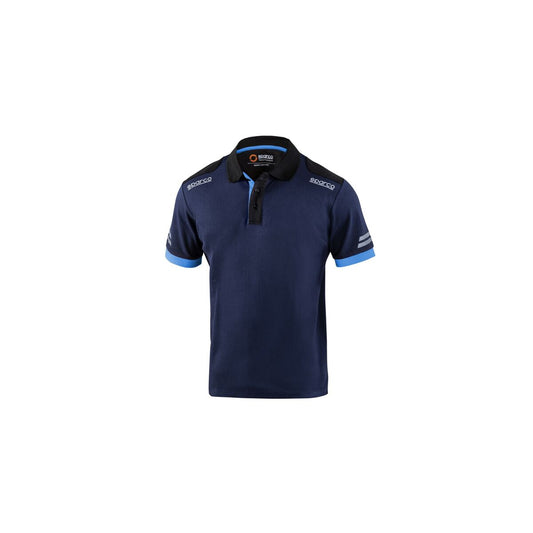 Kurzarm-Poloshirt für Herren Sparco TW Blue Dunkelblau