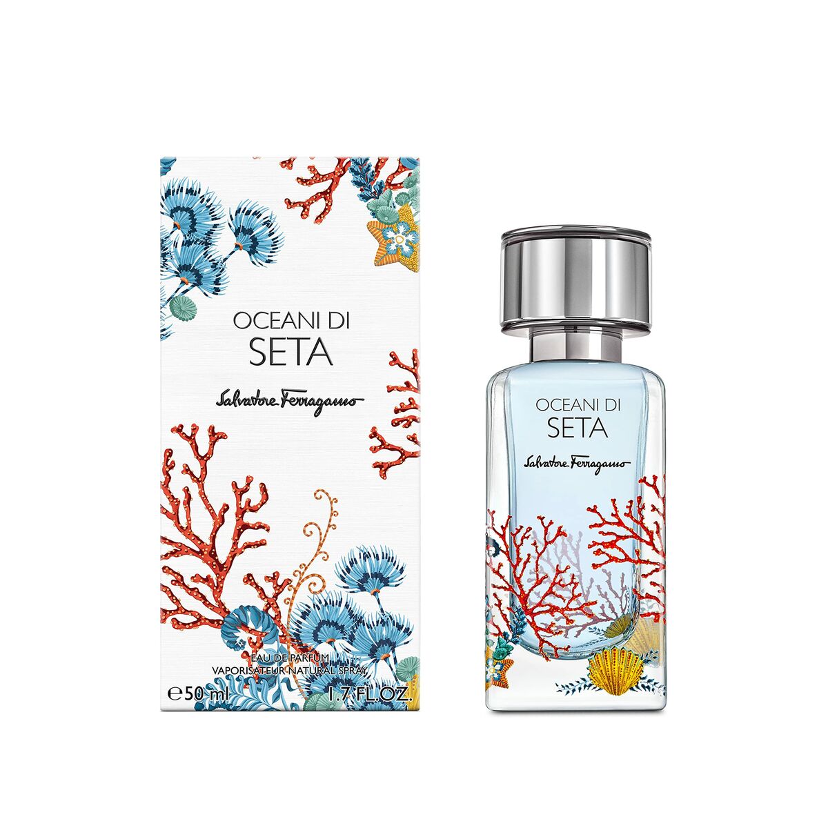 Unisex Perfume Salvatore Ferragamo EDP Oceani di Seta 50 ml Salvatore Ferragamo