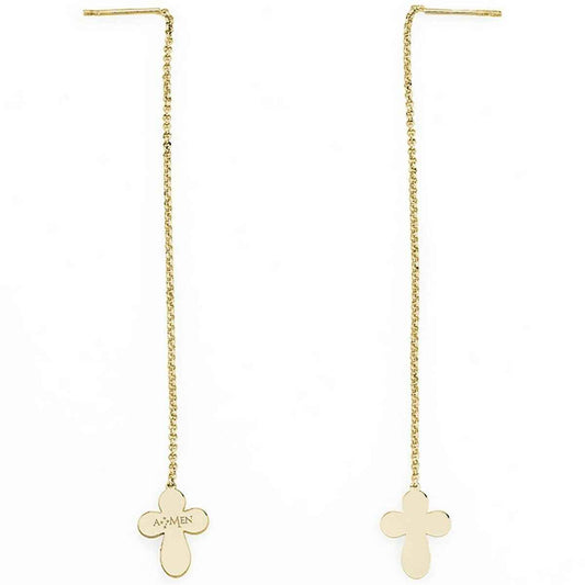 Ladies' Earrings Amen CROCE GOLD Amen