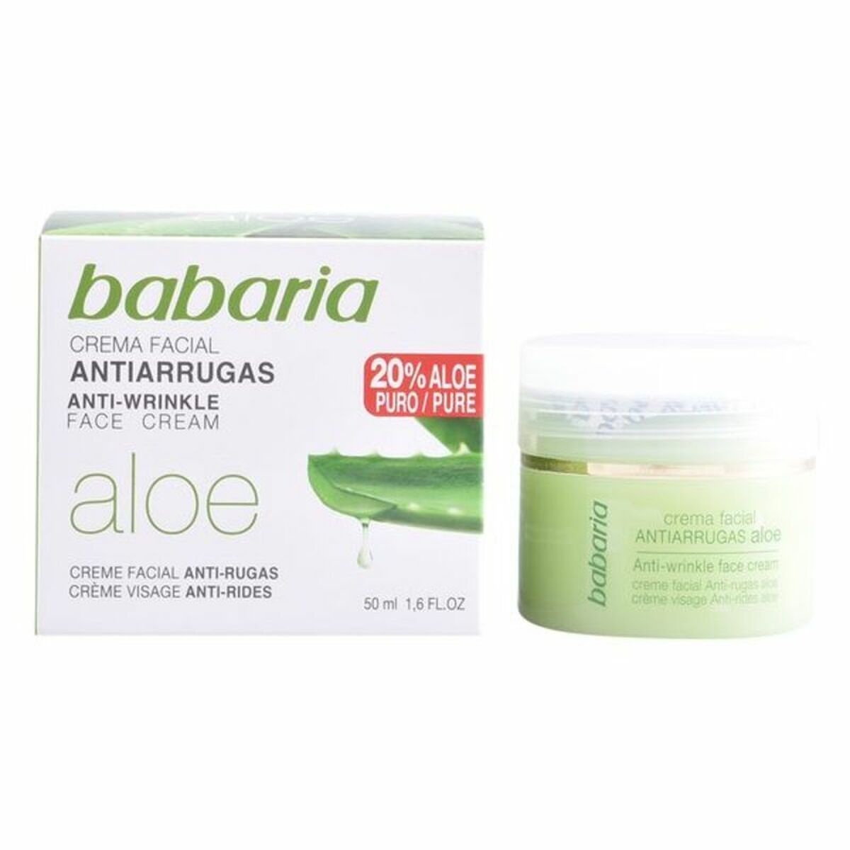 Anti-Falten-Creme Aloe Vera Babaria Aloe Vera (50 ml) 50 ml