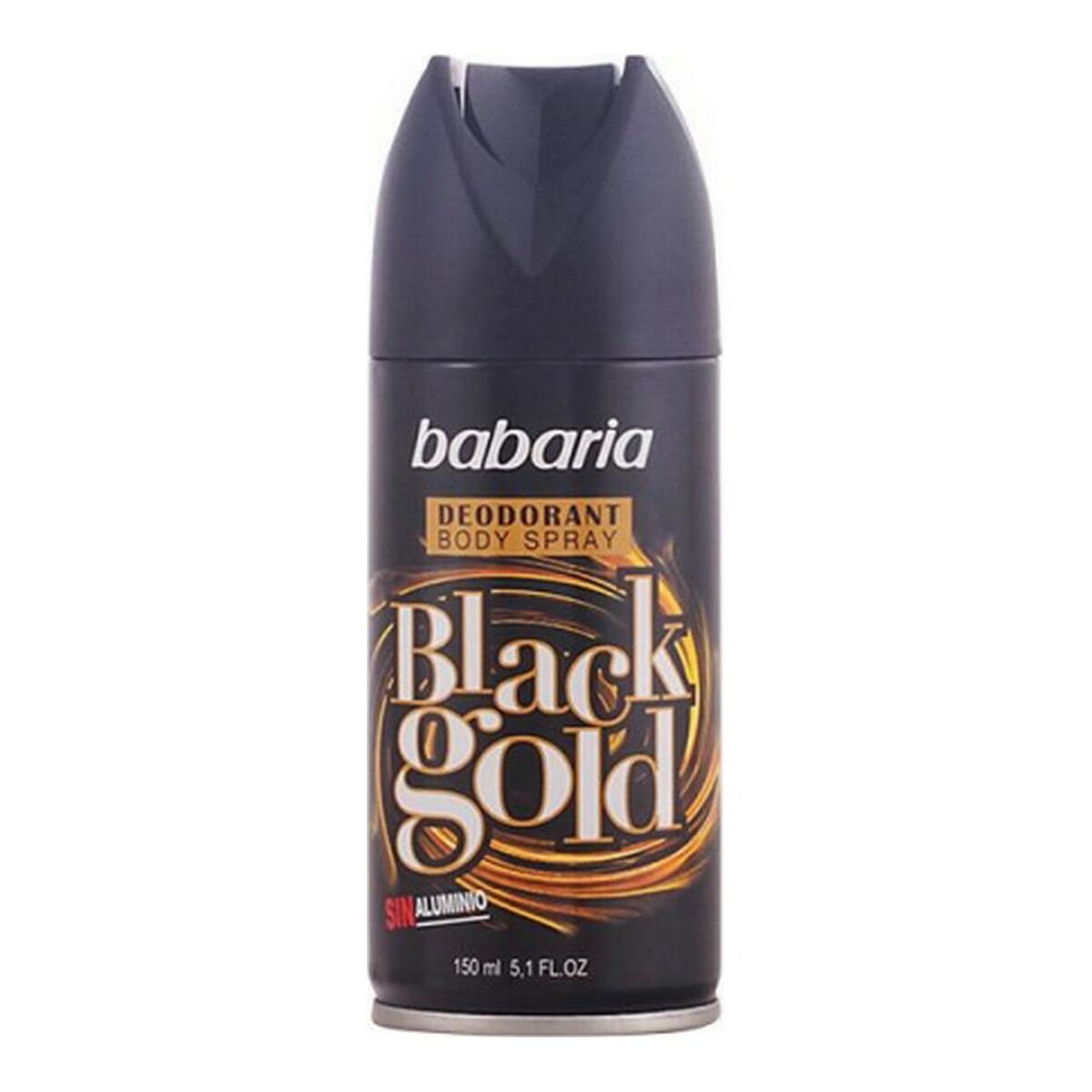 Spray Deodorant Men Black Gold Babaria BAB31345 (150 ml) Babaria