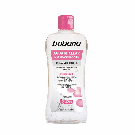 Make-up-Entferner Micellar Water Babaria 400 ml Hagebutte