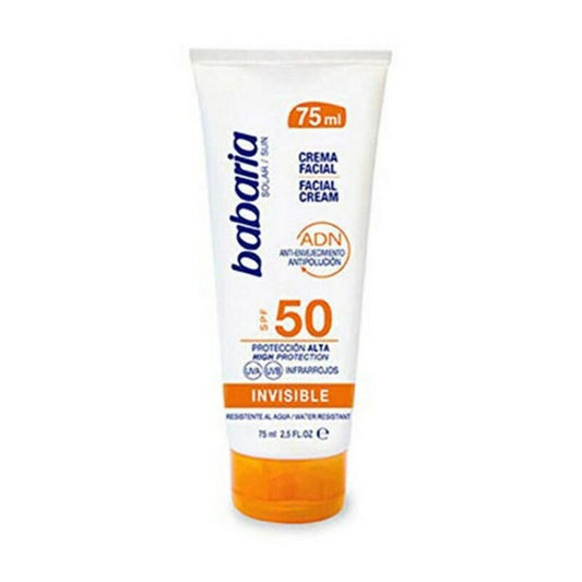 Sonnencreme fürs Gesicht SOLAR ADN INVISIBLE Babaria Solar Adn Invisible Spf 50 (75 ml) 75 ml Spf 50