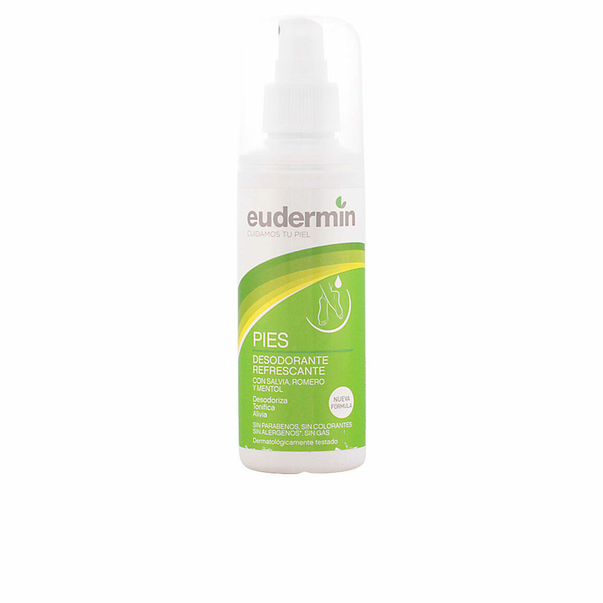 Feuchtigkeitsspendende Fußcreme Eudermin Pies Feuchtigkeitsspendend, Erfrischend 125 ml