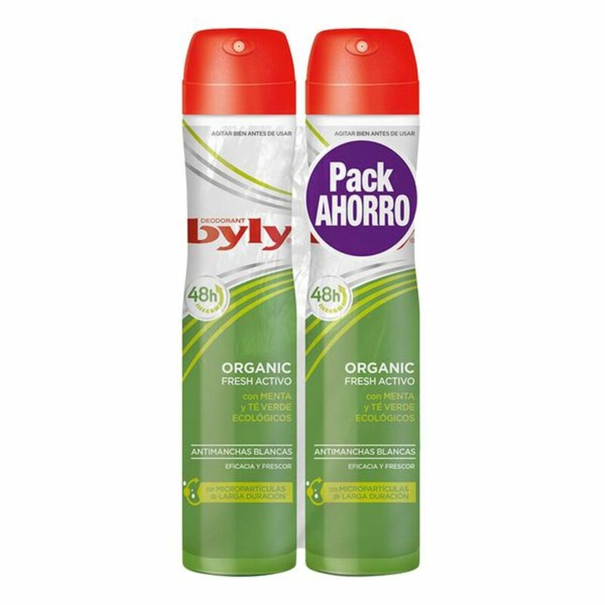 Bio-Deodorant Extra Fresh Byly (2 uds)