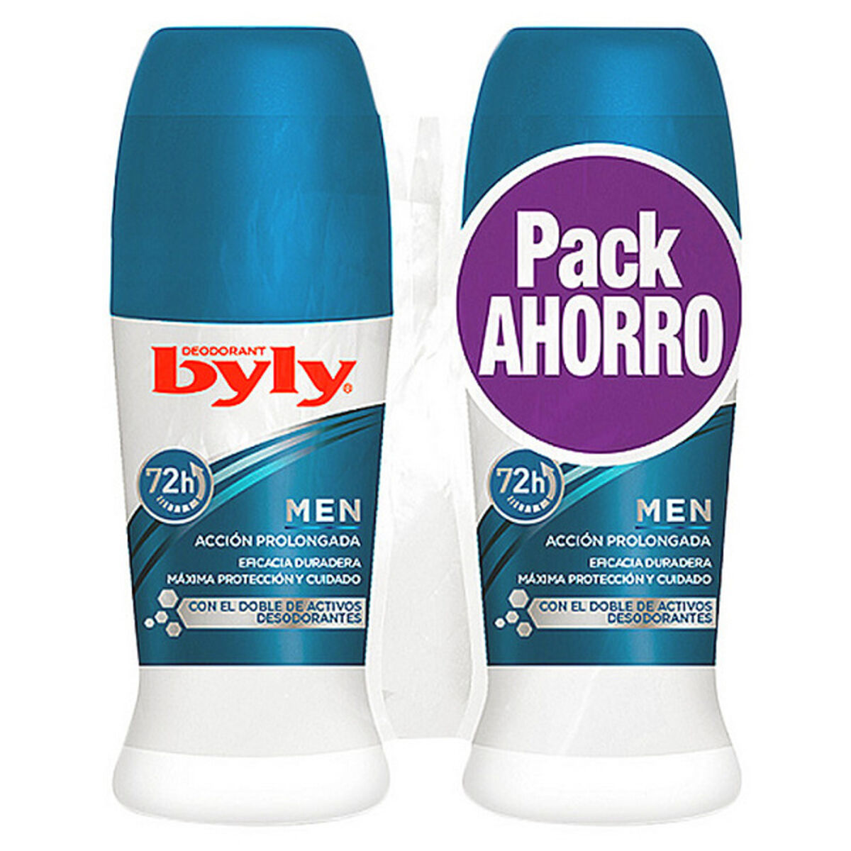 Roll-On Deodorant für Männer Byly (2 Stück)