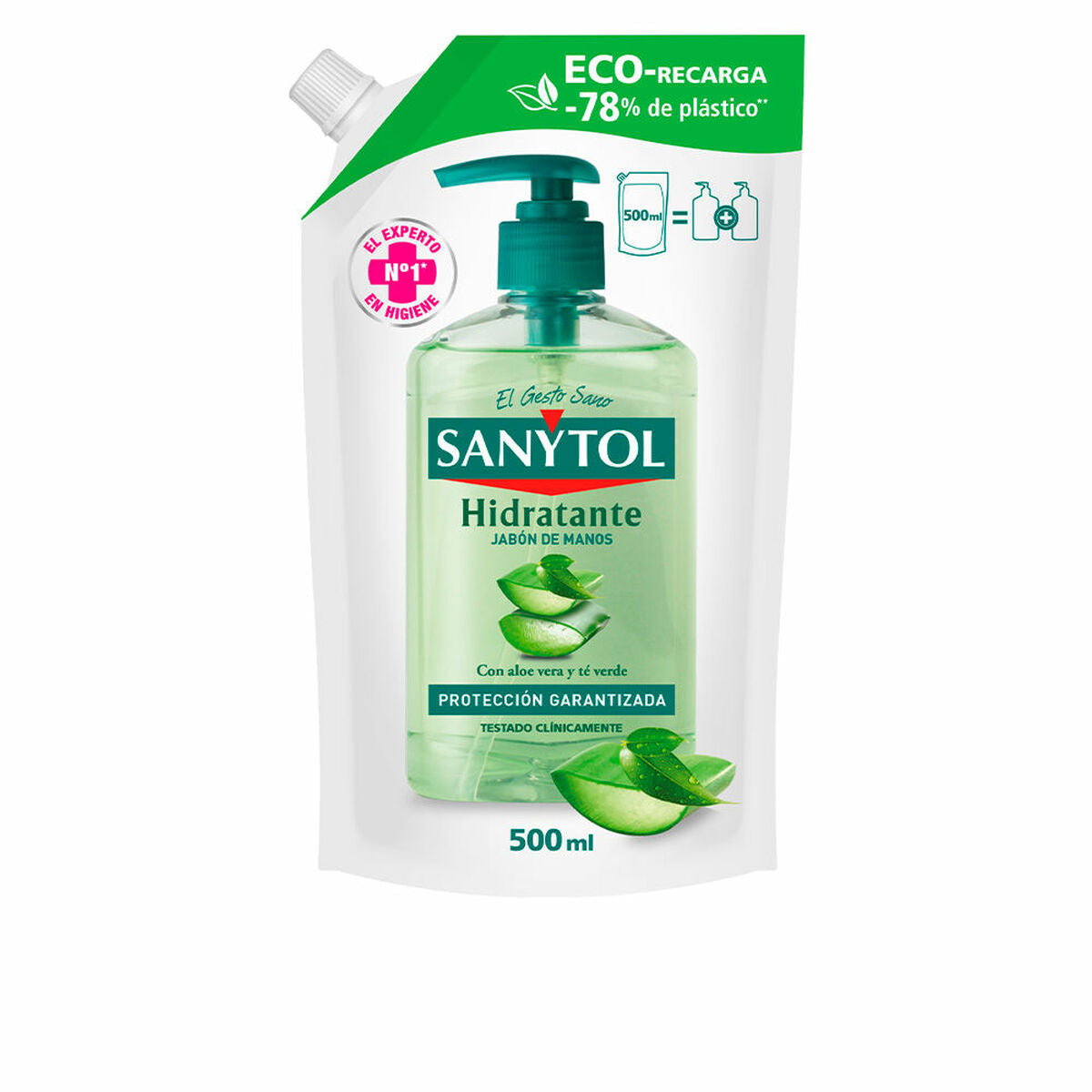 Handseife Sanytol Ersatz Aloe Vera 500 ml