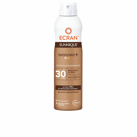 Sonnenmilch Ecran Sunnique Broncea+ Mist 250 ml Spf 30