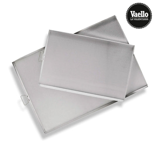 Baking tray Vaello 75497 42 x 28 x 5,5 cm Aluminium Chromed