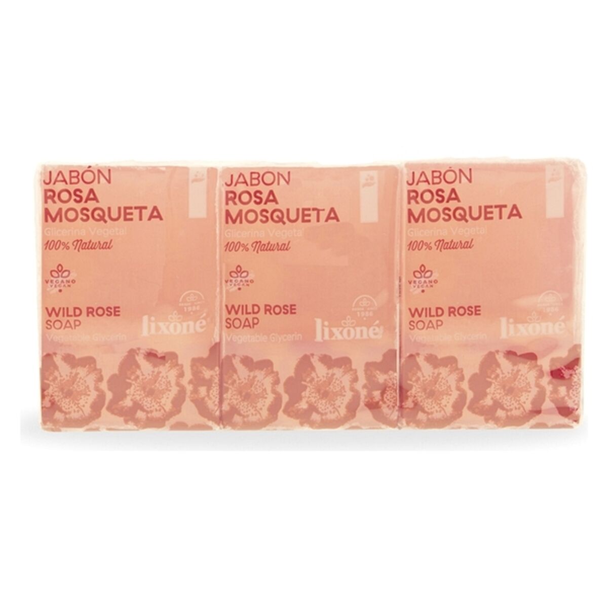 Seifenkuchen Rosa Mosqueta Lixoné (3 x 125 g)