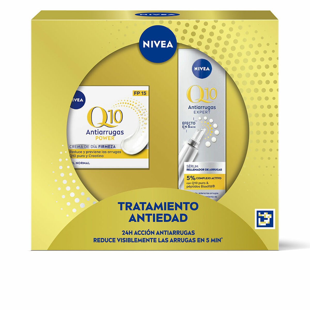 Damenkosmetik-Set Nivea Q10 ANTI-ARRUGAS Anti-Aging Q10 2-teilig