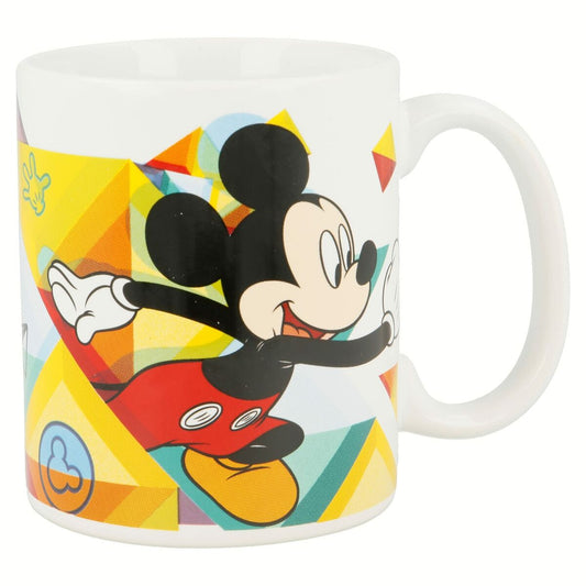 Mug Mickey Mouse Happy smiles Blue Red Ceramic 350 ml Mickey Mouse