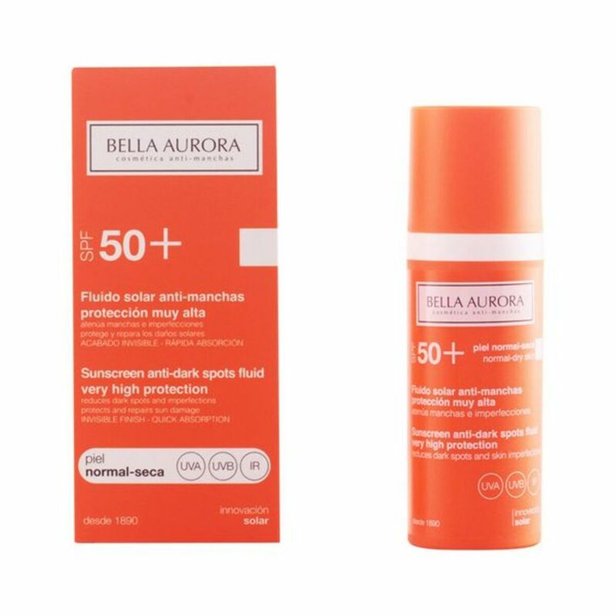 Anti-Sonnenflecken-Sonnenlotion SPF +50 Bella Aurora 2526108 SPF 50+ 50 ml