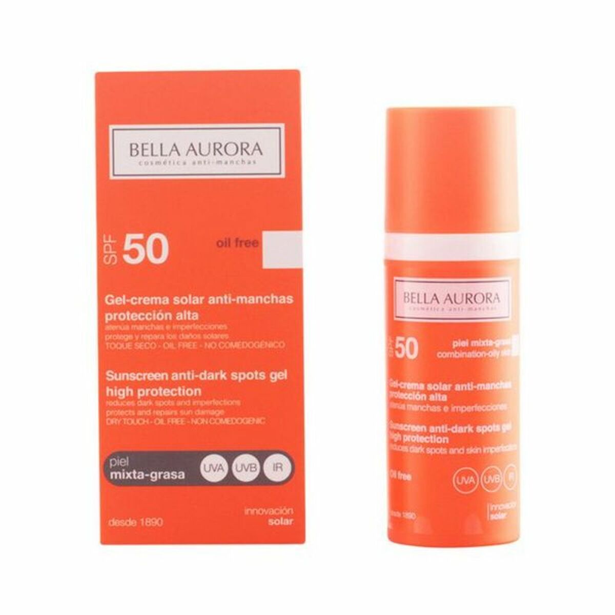 Sonnencreme gegen Altersflecken SPF 50 Bella Aurora Bella Aurora Solar SPF 50 50 ml