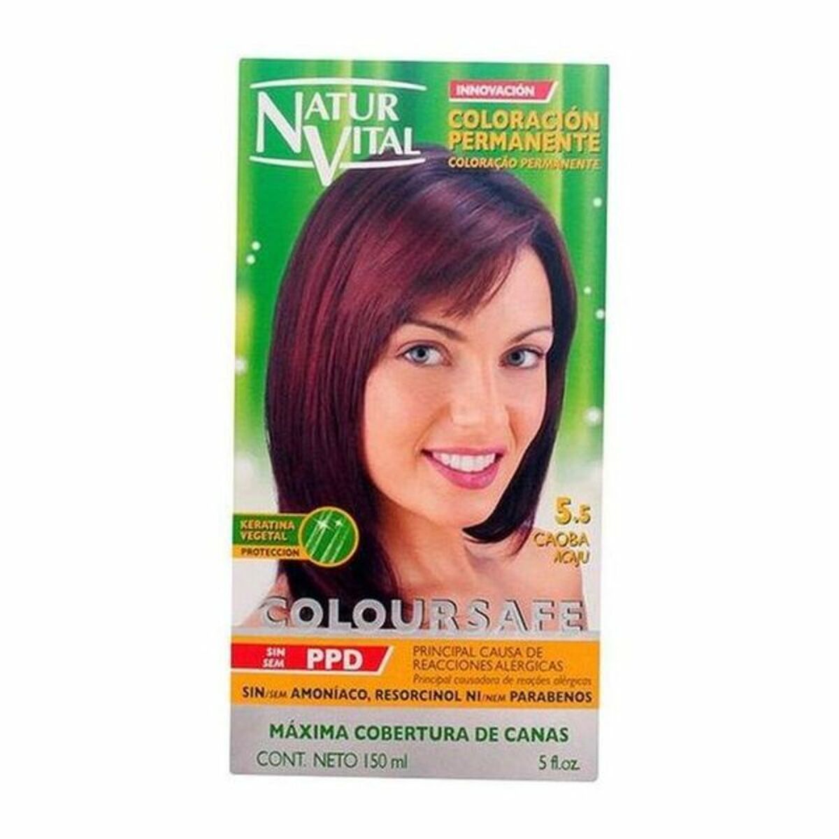 Dye No Ammonia Coloursafe Naturaleza y Vida 8414002078073 (150 ml) Naturaleza y Vida