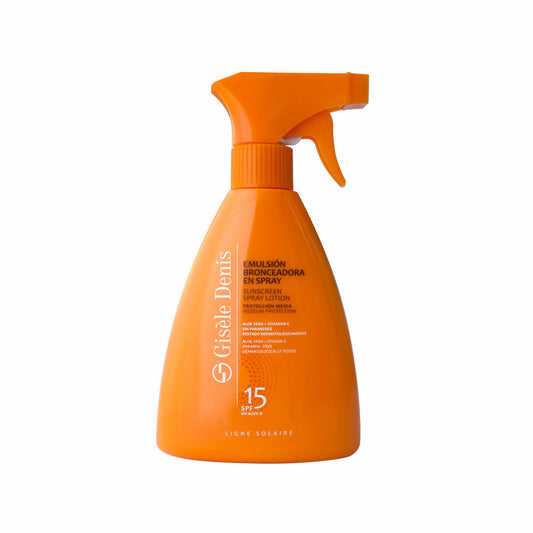 Sonnenschutzspray für den Körper Emulsión Bronceadora Gisèle Denis (300 ml)