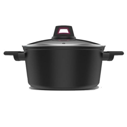 Casserole with Lid Taurus KCK4024 Black 4,5 L