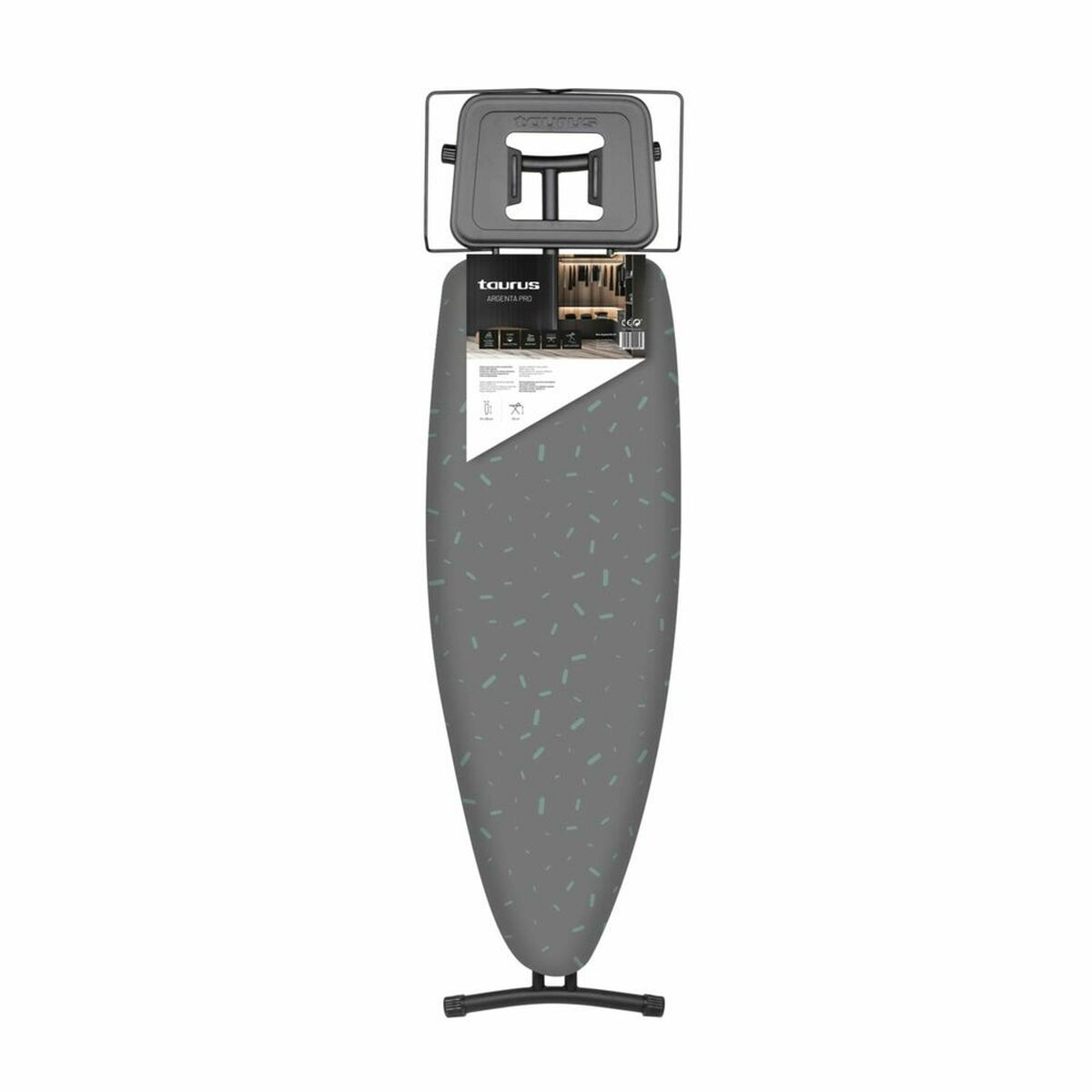 Ironing board Taurus ARGENTA PRO Dark grey 124 x 40 cm Taurus