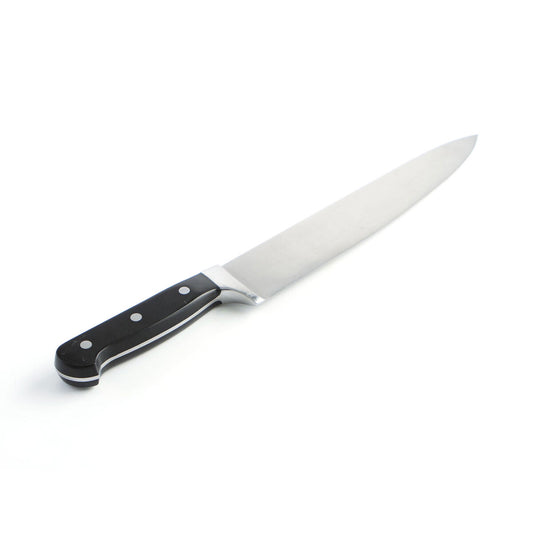 Chef's knife Quid Professional Inox Chef Black Black Metal 25 cm (Pack 6x) Quid Professional