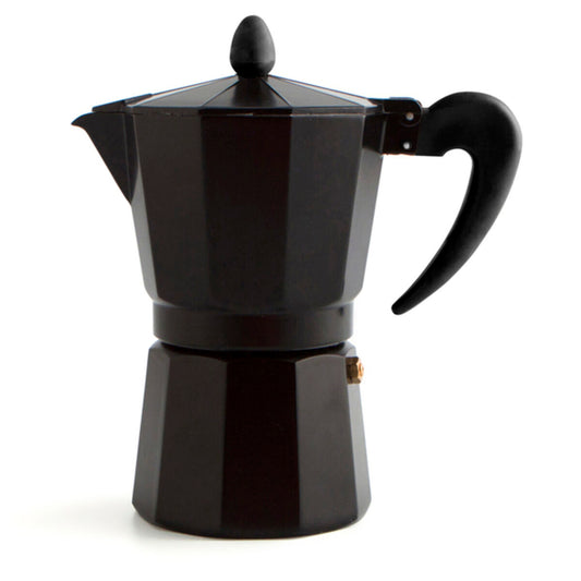 Italian Coffee Pot Quid Black Metal Bakelite