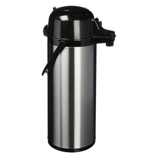 Thermos with Dispenser Stopper Quid Xylon Metal Steel (1,9 L)