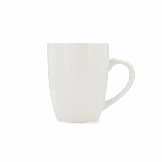 Cup Quid Latte White Ceramic 330 ml (12 Units) (Pack 12x)