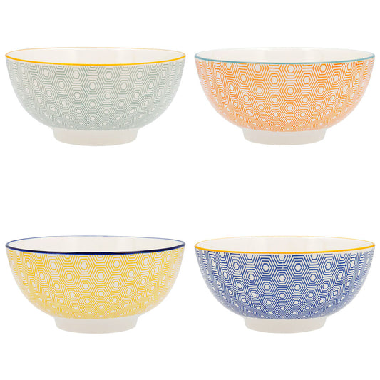 Bowl Quid Pippa Ceramic Multicolour (20 cm) (Pack 4x)