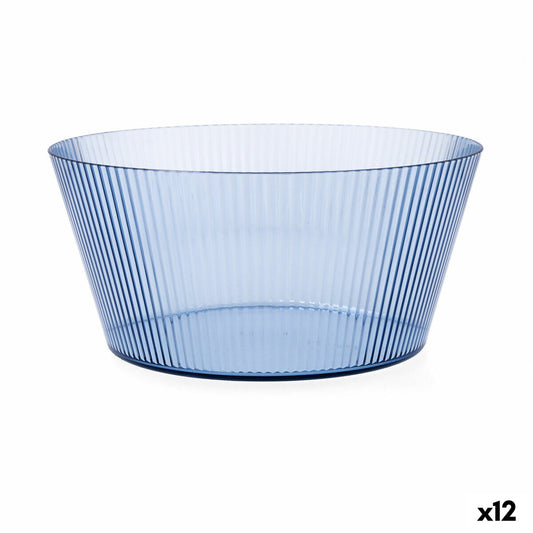 Salad Bowl Quid Sunset Blue Plastic 25 cm (12 Units)