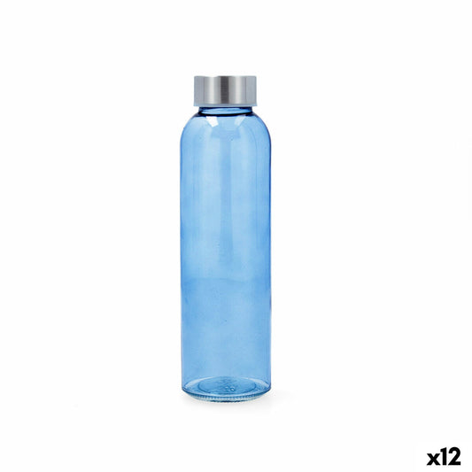 Bottle Quid Sarao Blue Glass 600 ml (12 Units)