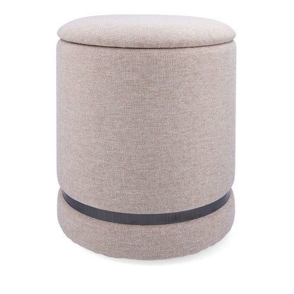 Pouffe Vinthera Moa Beige Wood 32 x 40 cm (2 Units)