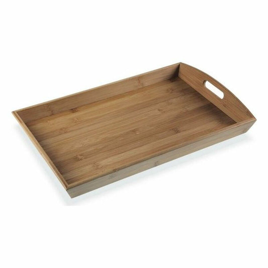 Tray Versa Wood Bamboo 32 x 6,5 x 50 cm Black