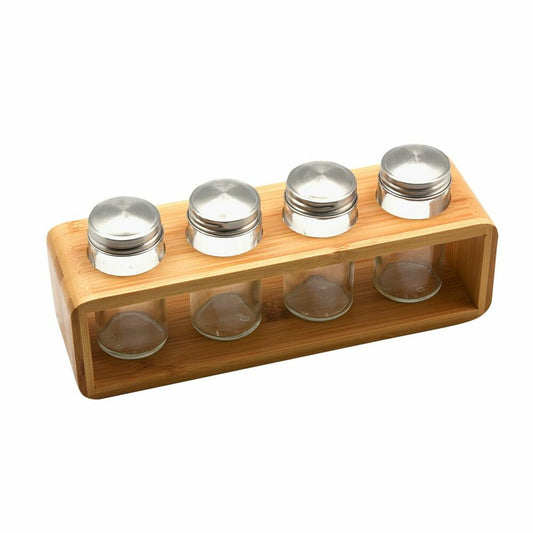 Bamboo Spice Rack Versa 33 x 2,5 x 18 cm