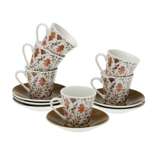 Piece Coffee Cup Set Versa Aia Porcelain (6 Pieces) Versa