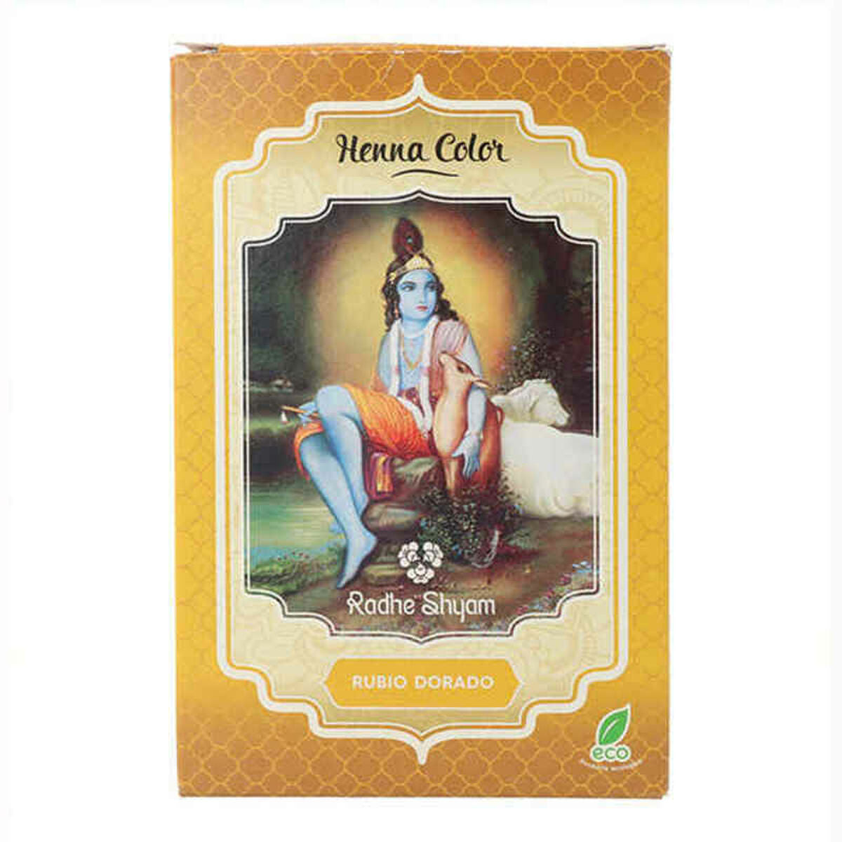 Semi-permanent Colourant Henna Radhe Shyam Golden Blonde (100 g) Radhe Shyam