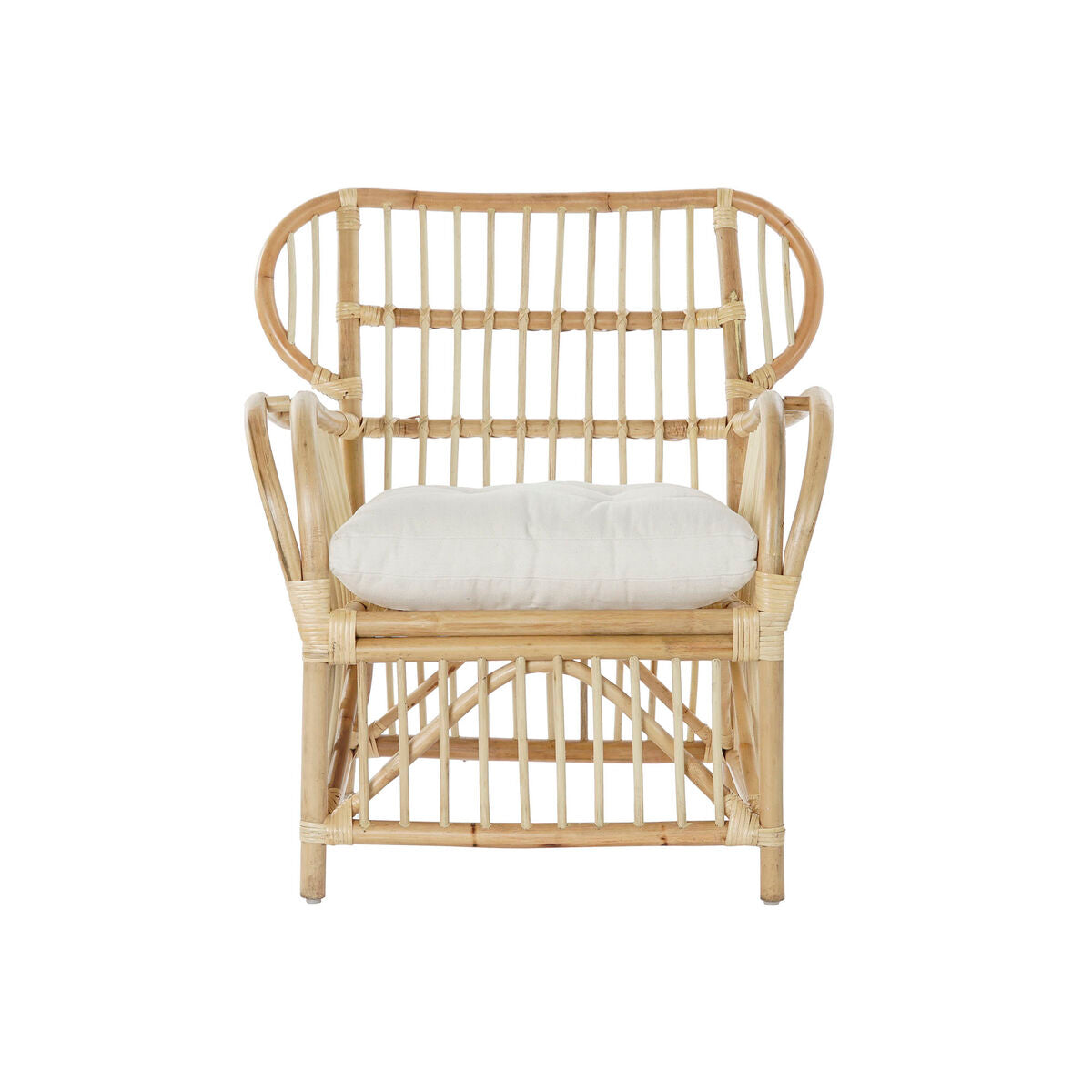 Armchair DKD Home Decor 8424001826964 Natural Rattan (86 x 65 x 95 cm) DKD Home Decor