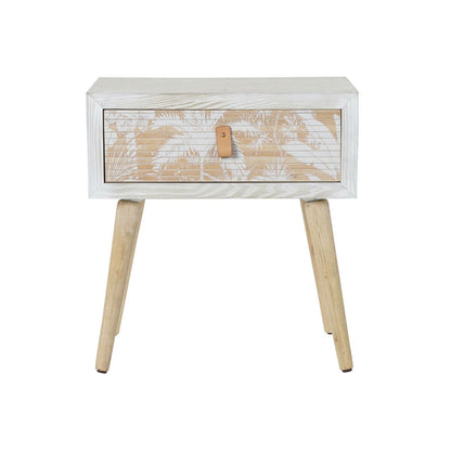 Nightstand DKD Home Decor Wood Bamboo (48 x 35 x 51 cm)