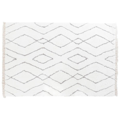 Carpet DKD Home Decor White Grey 200 x 290 x 1,5 cm DKD Home Decor