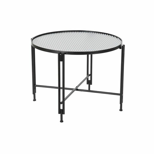 Centre Table DKD Home Decor Metal Crystal 63 x 63 x 46 cm DKD Home Decor