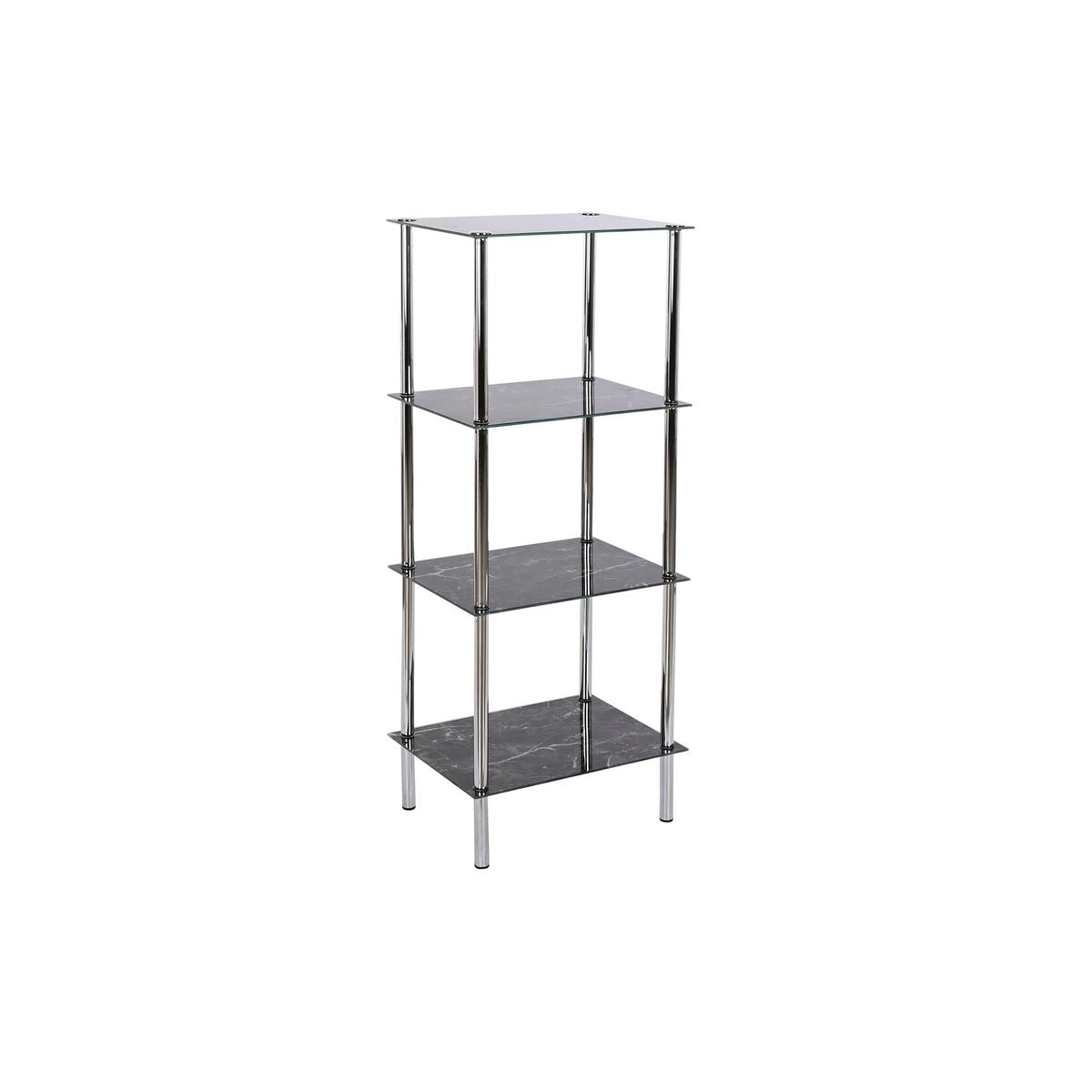 Bathroom Shelves DKD Home Decor Crystal Steel (40 x 30 x 105 cm)