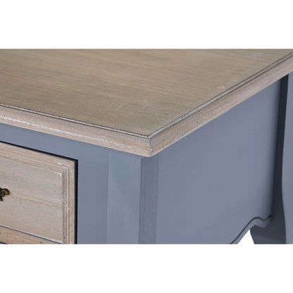 Console DKD Home Decor Grey Natural Paolownia wood MDF Wood 109.5 x 39 x 78.5 cm 109,5 x 39 x 78,5 cm