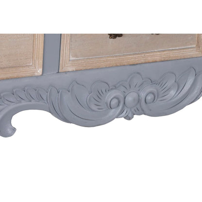 Console DKD Home Decor Grey Natural Paolownia wood MDF Wood 109.5 x 39 x 78.5 cm 109,5 x 39 x 78,5 cm