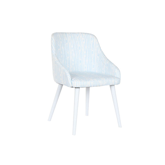 Chair DKD Home Decor Blue White 53 x 57 x 79 cm DKD Home Decor