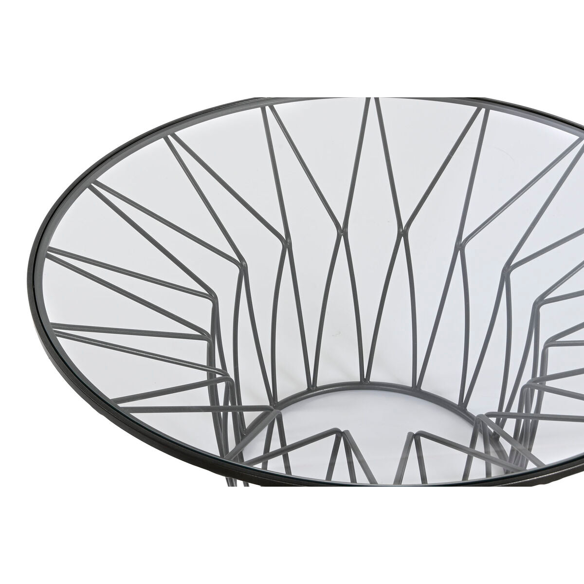 Centre Table Home ESPRIT Metal Crystal 85 x 85 x 39 cm