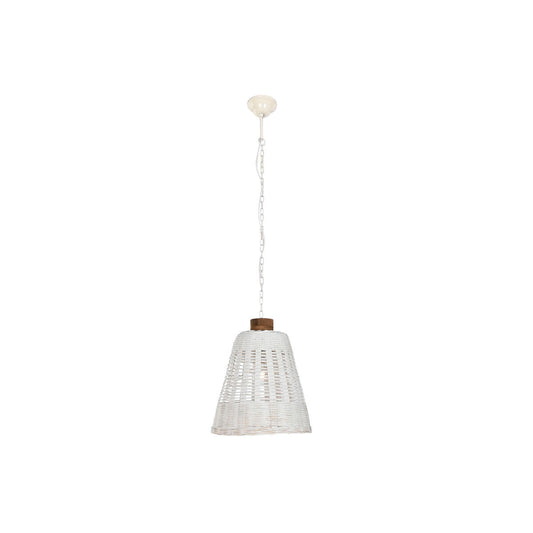 Ceiling Light Home ESPRIT White Bamboo Mango wood 50 W 48 x 48 x 57 cm Home ESPRIT