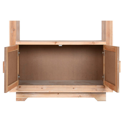 Shelves Home ESPRIT Natural Fir MDF Wood 100 x 40 x 175 cm