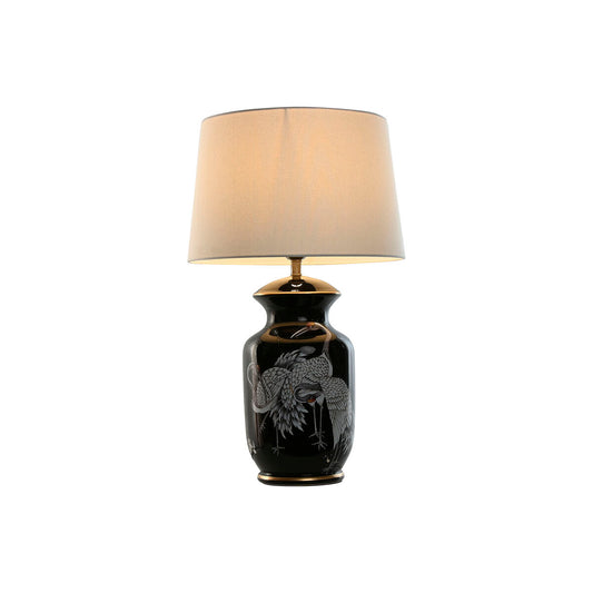 Desk lamp Home ESPRIT Black Golden Ceramic 50 W 220 V 40 x 40 x 70 cm Home ESPRIT