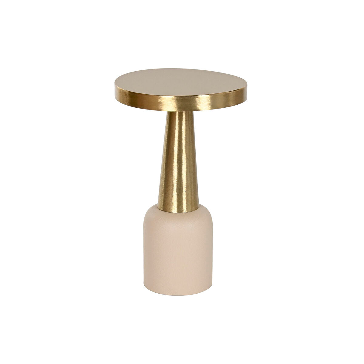 Side table Home ESPRIT Cream Golden 40,5 x 40,5 x 65 cm