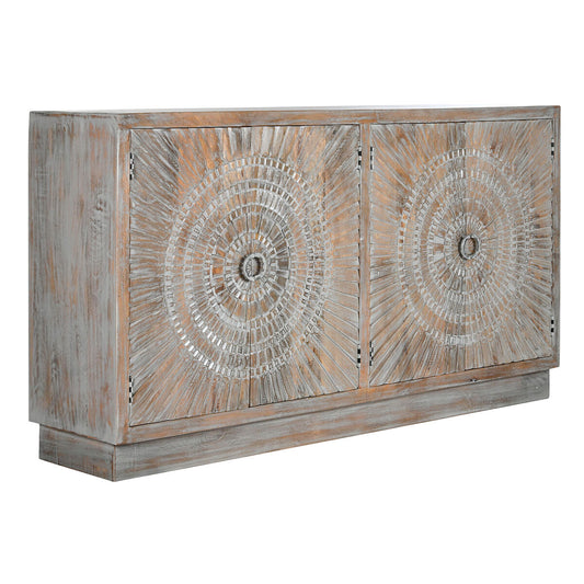 Sideboard Home ESPRIT White Mango wood 180 X 40 X 96 cm